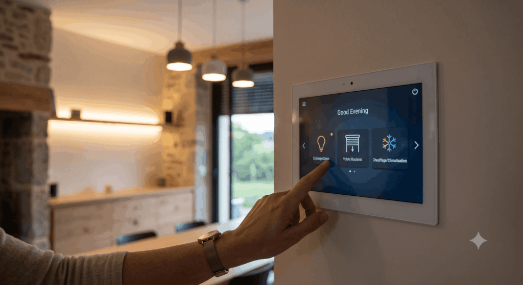 Maison connectée installation domotique automatisme de la maison